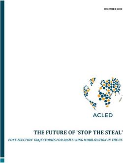 THE FUTURE OF 'STOP THE STEAL' - POST-ELECTION TRAJECTORIES FOR RIGHT-WING MOBILIZATION IN THE US - acled