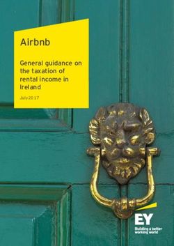 Airbnb General guidance on the taxation of rental income in Ireland - July 2017