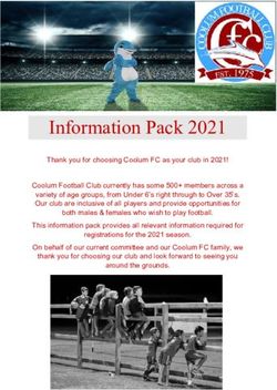 Information Pack 2021 - Coolum Football Club