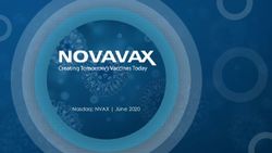 Nasdaq: NVAX | June 2020 - Novavax