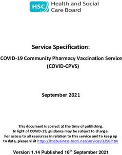 Service Specification: COVID-19 Community Pharmacy Vaccination Service