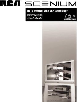 HDTV Monitor with DLP technology HDTV Monitor User's Guide - DLP LOGO 1-1/8 inches / 29mm wide at minimum size