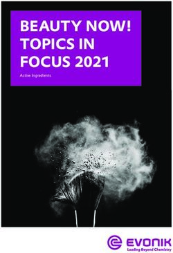 BEAUTY NOW! TOPICS IN FOCUS 2021 - Active Ingredients