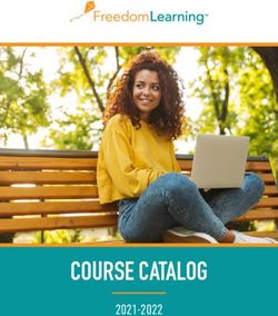 COURSE CATALOG 2021-2022 - Freedom Learning