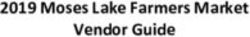 2019 Moses Lake Farmers Market Vendor Guide