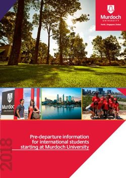 Pre-departure information for international students starting at Murdoch University