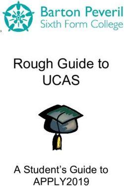 UCAS Rough Guide to - APPLY2019 A Student's Guide to - Barton Peveril Single Sign-On