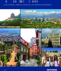 HOTCHKISS IN THE WORLD - 2018-19 Travel, Service, Language, and Adventure Programs - The Hotchkiss School