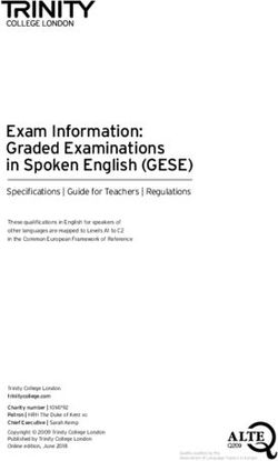 Exam Information: Graded Examinations in Spoken English (GESE)