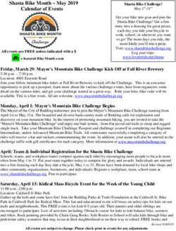 Shasta Bike Month May 2019 Calendar of Events - Healthy Shasta