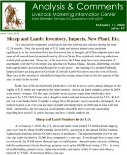 Analysis & Comments - NDSU Agriculture