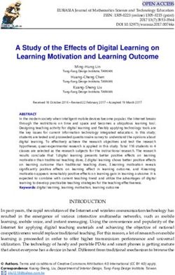 A Study of the Effects of Digital Learning on Learning Motivation and Learning Outcome