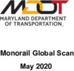 Monorail Global Scan May 2020 - Maryland Department of Transportation