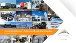 Consolidating Canada's Automotive Dealership Properties - Investor Presentation January 2021 - Automotive ...