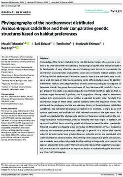 Phylogeography of the northernmost distributed Anisocentropus caddisflies and their comparative genetic structures based on habitat preferences