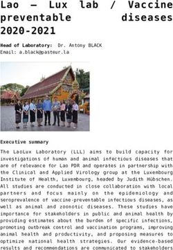 Lao - Lux lab / Vaccine diseases - Institut ...