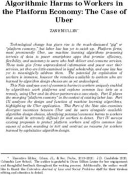 Algorithmic Harms to Workers in the Platform Economy: The Case of Uber