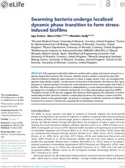 Swarming bacteria undergo localized dynamic phase transition to form stress-induced biofilms - eLife