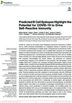 Predicted B Cell Epitopes Highlight the Potential for COVID-19 to Drive Self-Reactive Immunity