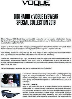 GIGI HADID x VOGUE EYEWEAR SPECIAL COLLECTION 2019