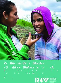 REGIONAL INFORMATION AND COMMUNICATION NEEDS ASSESSMENT - IOM