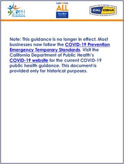Note: This guidance is no longer in effect. Most businesses now follow the COVID-19 Prevention Emergency Temporary Standards. Visit the California ...
