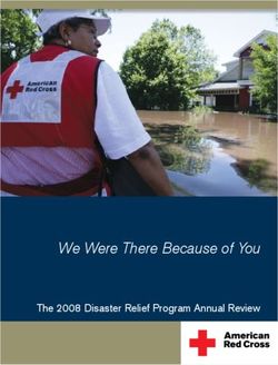 We Were There Because of You - The 2008 Disaster Relief Program Annual Review