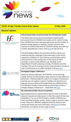 COVID-19 Age Friendly Ireland Daily Update - Leitrim County ...