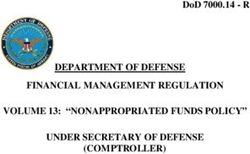 DEPARTMENT OF DEFENSE FINANCIAL MANAGEMENT REGULATION VOLUME 13: "NONAPPROPRIATED FUNDS POLICY" UNDER SECRETARY OF DEFENSE (COMPTROLLER) - DOD ...