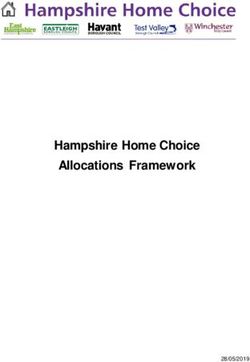 Hampshire Home Choice Allocations Framework 28/05/2019