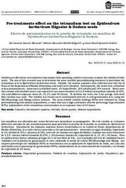 Pre-treatments effect on the tetrazolium test on Epidendrum