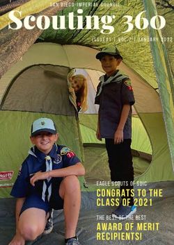 Scouting 360 - CONGRATS TO THE CLASS OF 2021 EAGLE SCOUTS OF SDIC - San Diego-Imperial Council