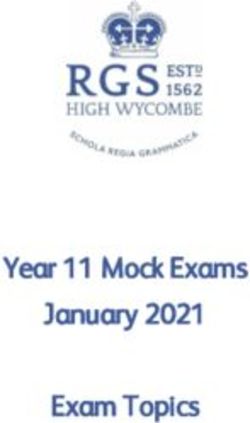 Year 11 Mock Exams January 2021 Exam Topics - Royal ...