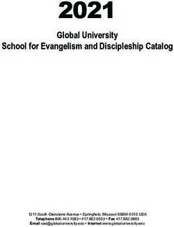 2021 Global University School for Evangelism and Discipleship Catalog