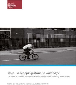 Care - a stepping stone to custody? - The views of children in care on the links between care, offending and custody - British Association of ...