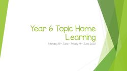 Year 6 Topic Home Learning - Monday 15th June - Friday 19th June 2020 - Knaphill School