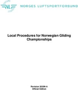Local Procedures for Norwegian Gliding Championships - Seilfly NLF