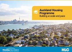 Auckland Housing Programme - Building at scale and pace - Infrastructure New Zealand
