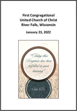 First Congregational United Church of Christ River Falls, Wisconsin January 23, 2022 - First Congregational Church River Falls