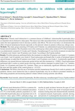 Are nasal steroids effective in children with adenoid hypertrophy? - DergiPark