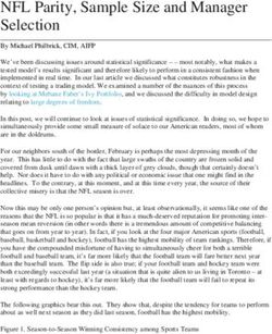 NFL Parity, Sample Size and Manager Selection