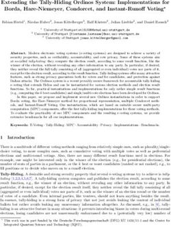 Extending the Tally-Hiding Ordinos System: Implementations for Borda, Hare-Niemeyer, Condorcet, and Instant-Runoff Voting - Cryptology ePrint ...