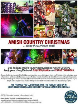 The holiday season in Northern Indiana Amish Country