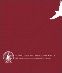 NORTH CAROLINA CENTRAL UNIVERSITY - one hundred thirty-fifth commencement exercises - myEOL