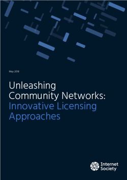 Unleashing Community Networks: Innovative Licensing Approaches - May 2018