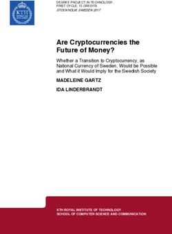 ARE CRYPTOCURRENCIES THE FUTURE OF MONEY? - DIVA PORTAL