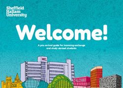 A pre-arrival guide for incoming exchange and study abroad students