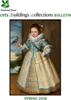 Arts|buildings|collections BULLETIN - SPRING 2018 - National Trust