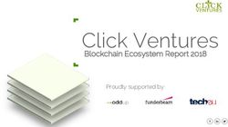 Click Ventures Blockchain Ecosystem Report 2018 - Proudly supported by: Tech.eu