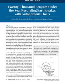 Twenty-Thousand Leagues Under the Sea: Recording Earthquakes with Autonomous Floats - Acoustics ...